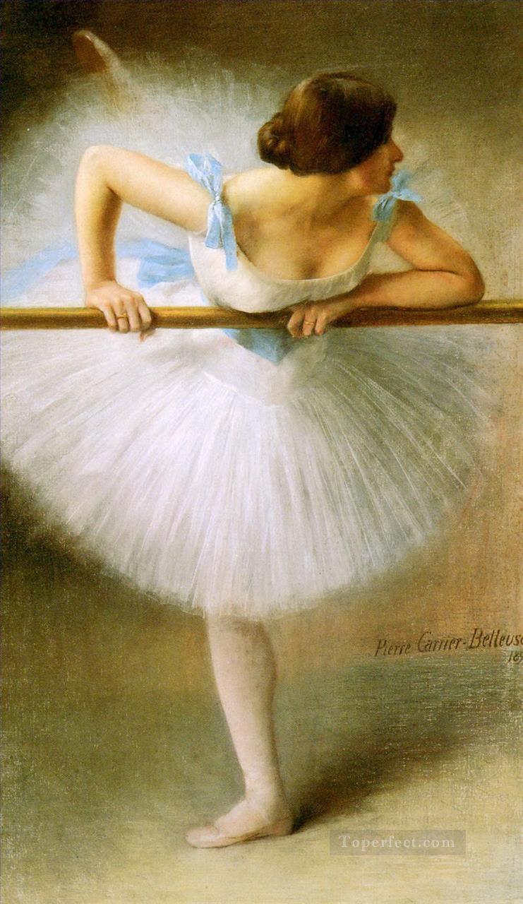 La Danseuse ballet dancer Carrier Belleuse Pierre Oil Paintings
